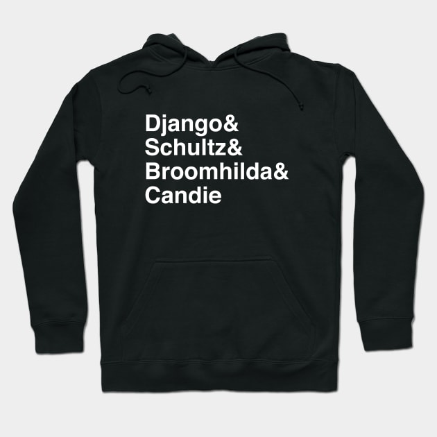 Helvetica Django Hoodie by Woah_Jonny